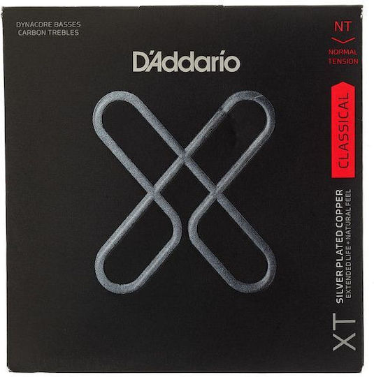 Daddario XT Classical Dynacore/Carbon Trebles Μονές Χορδές Carbon Κλασικής Κιθάρας 6τμχ Normal