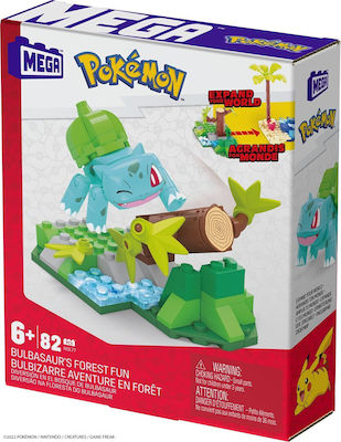 Mega Bloks Τουβλάκια Bulbasaur'S Forest Trek για 6+ Ετών 82τμχ