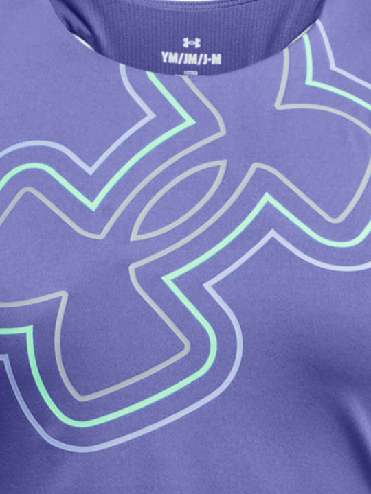 Kinder-Crop-Top Ärmellos Lila Branded