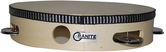 Granite Tambourine with Jingles 8"