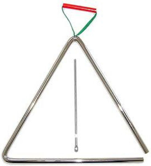 Studio 49 Music Triangle 4 Inches Steel