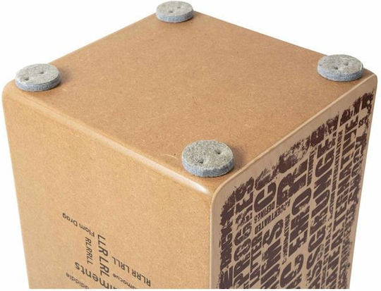 Schlagwerk Cajon Cp86 Rudiments Styles Med Cu Surdină Standard