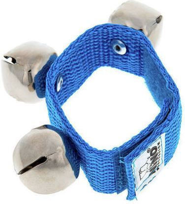 Nino Percussion Wrist Bell με 3 Κουδούνια Μπλε