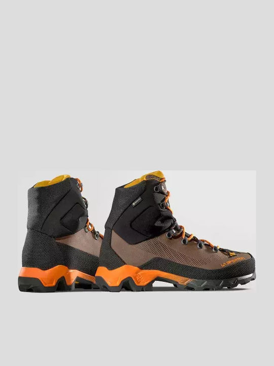 La Sportiva Aequilibrium Trek Men's Waterproof Hiking Boots with Gore-Tex Membrane Brown