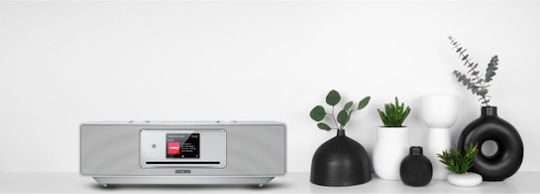 Kenwood CR-ST100S Επιτραπέζιο Ραδιόφωνο Ρεύματος DAB+ με Bluetooth και USB Λευκό