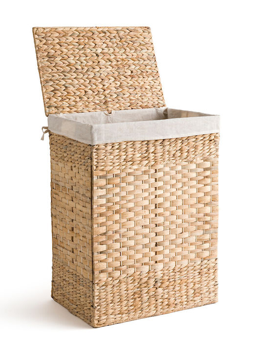 La Redoute Interieurs Wicker Laundry Basket With Beige Lid