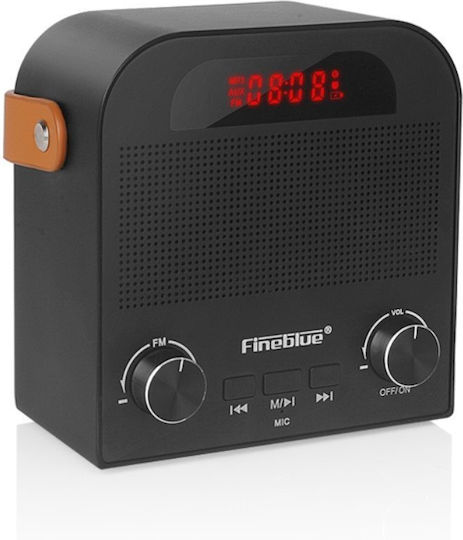 Fineblue FM-888 Φορητό Ραδιόφωνο με Bluetooth Μαύρο