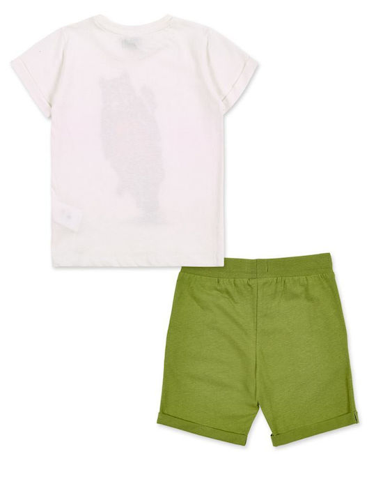 Nath Kids Kids Set with Shorts Summer 2pcs White