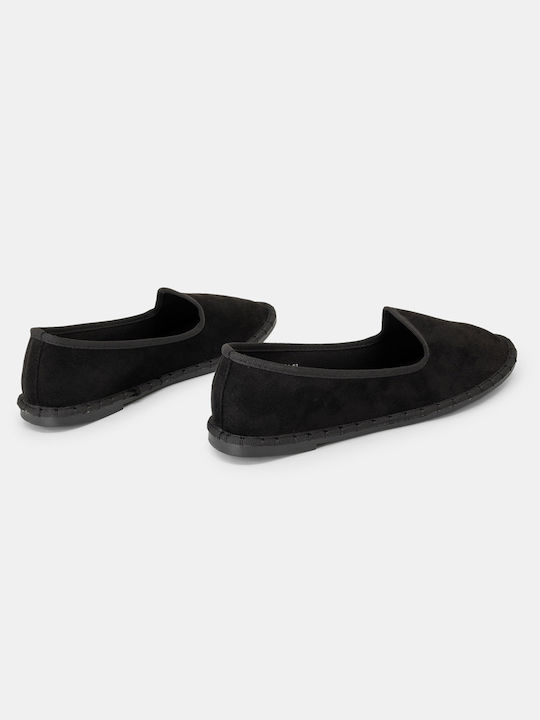 Women's Synthetic Leather Espadrilles Black