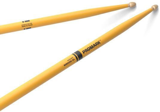 Promark Hickory Drumsticks Schlagzeug 5A mit Spitzenform Eichel in Gelb Farbe