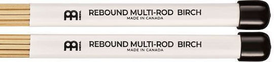 Meinl Birch Hot Rods Stick & Brush σε Λευκό Χρώμα Rebound Multi-Rod