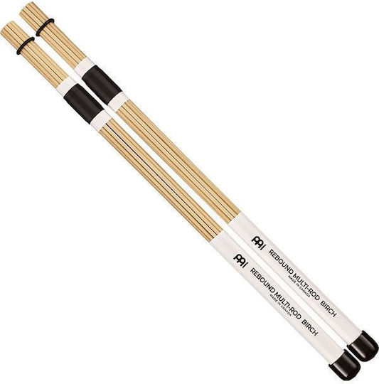 Meinl Birch Hot Rods Stick & Brush σε Λευκό Χρώμα Rebound Multi-Rod