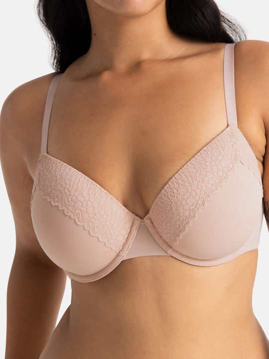Pink-purple Сутиен с лека подложка & с Банели 2Pack