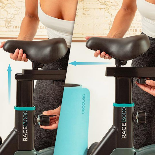 Cecotec DrumFit Indoor Ποδήλατο Spinning Μαγνητικό με Ροδάκια