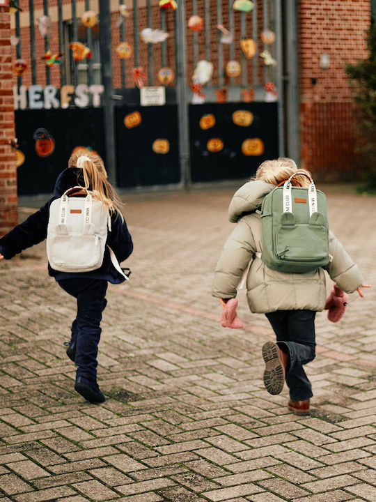 Childhome Σχολική Τσάντα Πλάτης Δημοτικού Λευκή