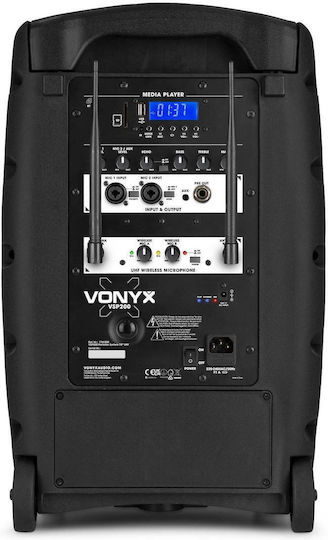 Vonyx Boxă Karaoke cu Microfoane Wireless VSP200 174.030 Negru