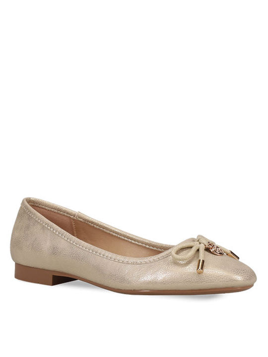 Damen Ballerinas Gold