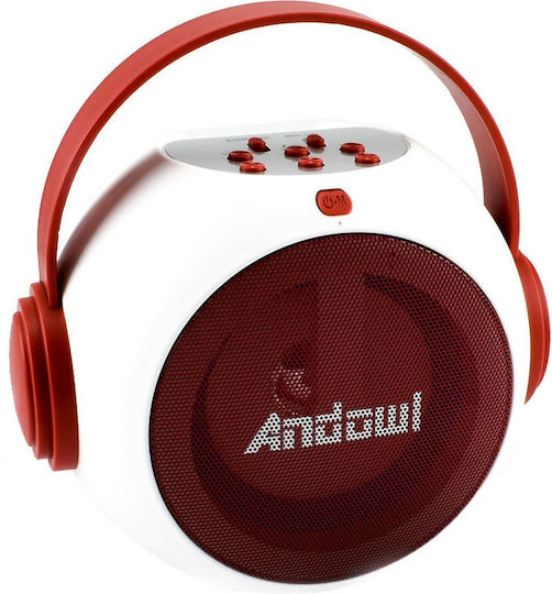 Andowl Ηχείο Karaoke με Ενσύρματo Μικρόφωνο Q-YX500 Q-YX500 Κόκκινο