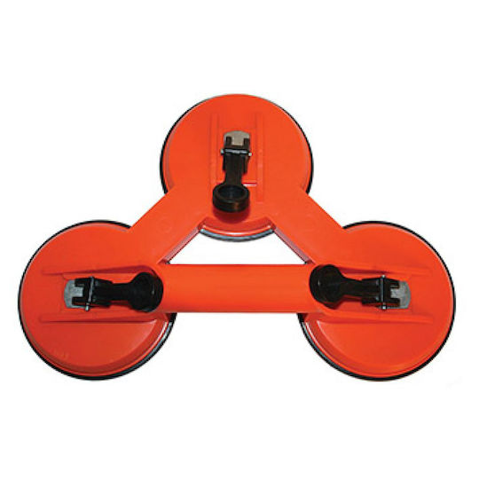 Gadget Master Triplu Ventuză Plastic Diametru 120mm cu Capacitate de Prindere 120kg