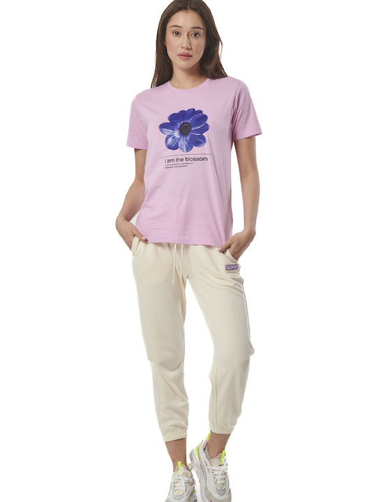 High Waist Sweatpants Jogger Antique White