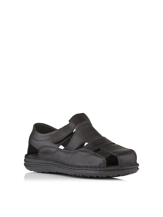 TOMAS Hans Men's Sandal Leather Black