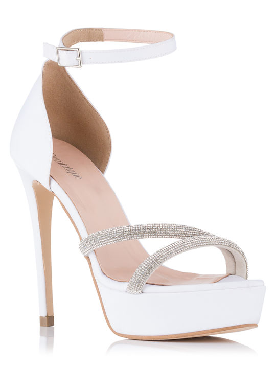 DOMINIQUE Bridal Satin Sandal White