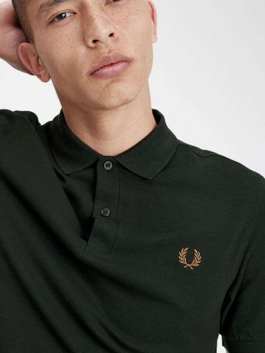 Herren Shirt Polo Night Green
