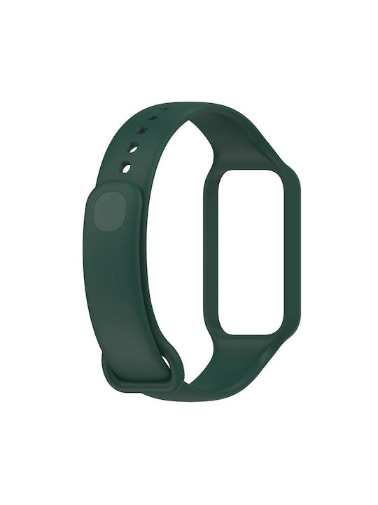Redmi Band 2 Solid Color Silicone Integrated Watch Band Dark Green