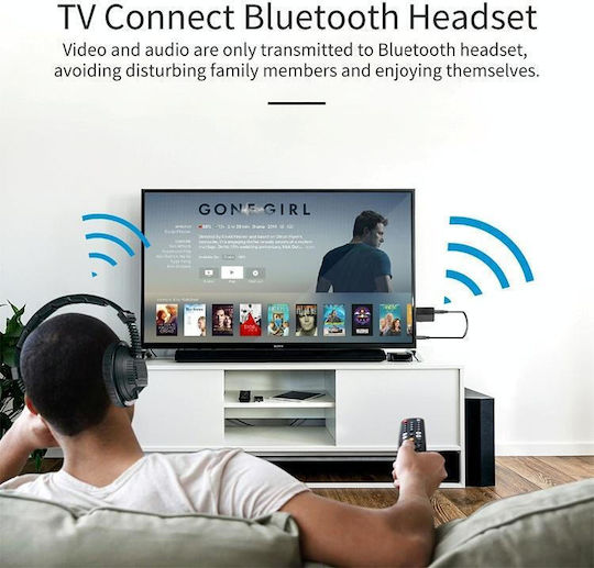 USB Bluetooth 5.0 Adapter με Εμβέλεια 10m Μπλε