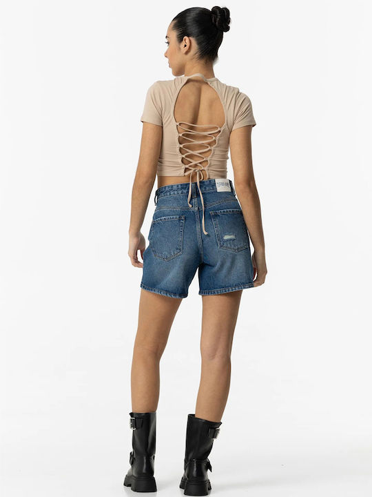 Șort/Salopetă Copii Denim Albastru