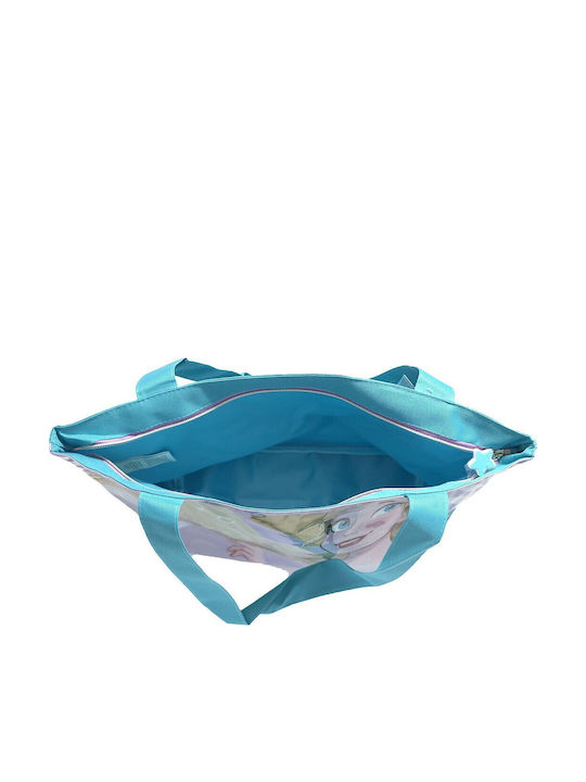 Disney Frozen Παιδική Τσάντα Θαλάσσης Γαλάζια 48x32εκ.