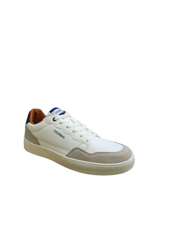 Cockers Herren Anatomisch Sneakers Weiß