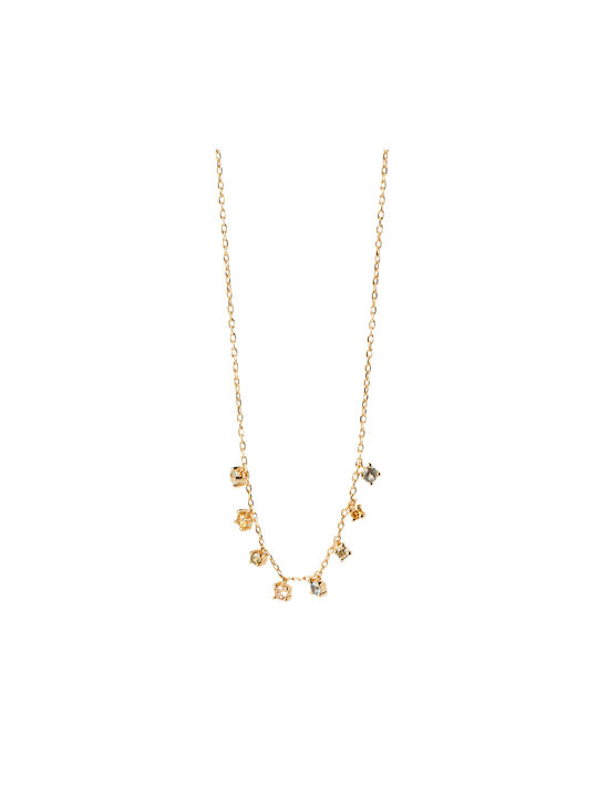 P D Paola Necklace from Gold Plated Silver