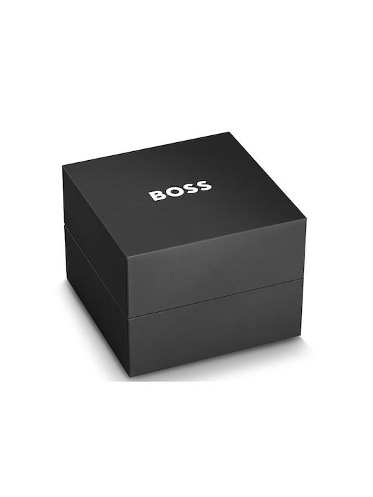 Boss Ρολόι Μπαταρίας με Μεταλλικό Μπρασελέ Boss Ρολόι Μπαταρίας με Μεταλλικό Μπρασελέ