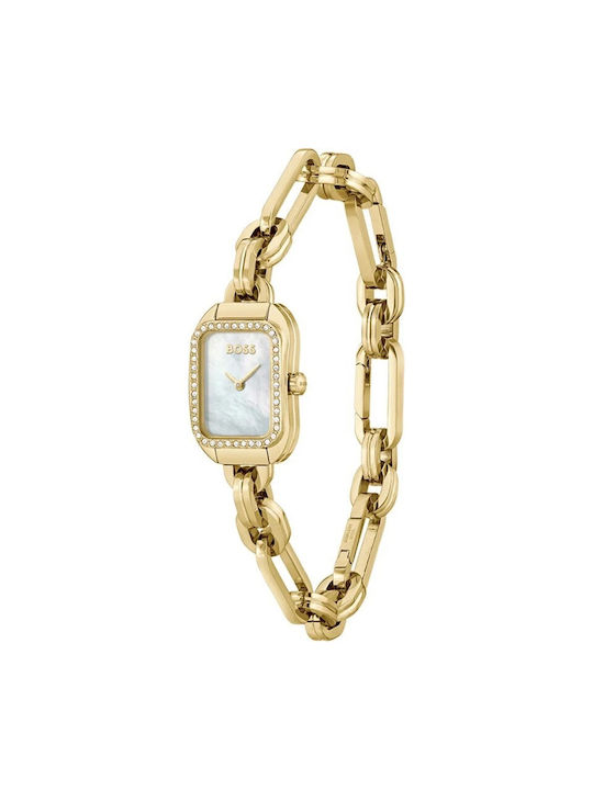 Boss Watch with Gold Metal Bracelet