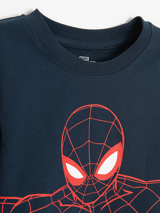 Σετ Παιδικές Μπλούζες Μπλε Spiderman Marvel