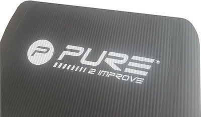 Pure2Improve Yoga/Pilates Mat Black (183x58x1cm)