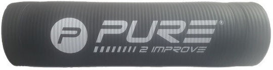 Pure2Improve Αναδιπλούμενο Στρώμα Γυμναστικής Μαύρο (183x58x1cm)