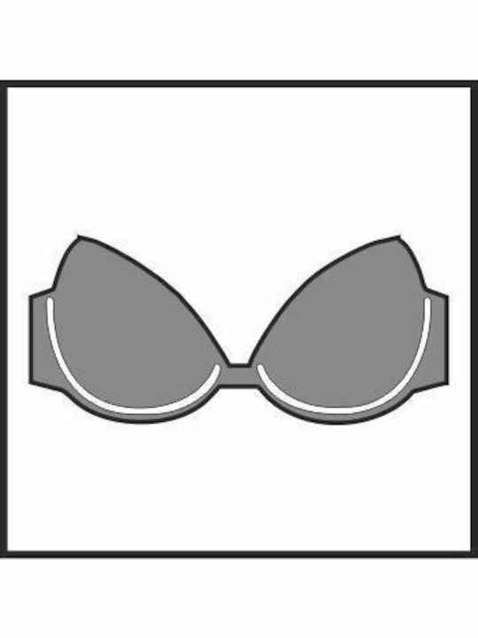 Damen-Bademode BH trägerlos Rock Club Orchidee Häkeln Bikini große Oberweite Regular Fit Lycra Cup D