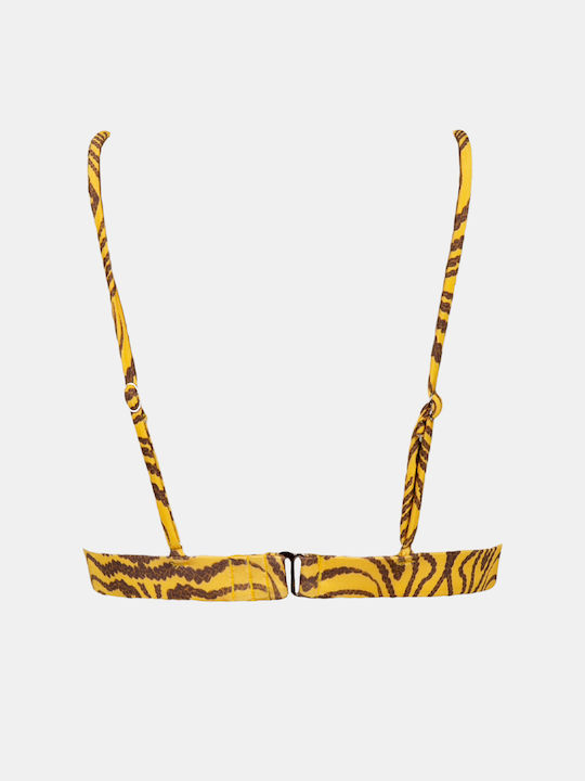 Costume de baie pentru femei Top Rock Club Siba Print Bikini Triunghi curea elastică curea Elastic Fit regulat Lycra