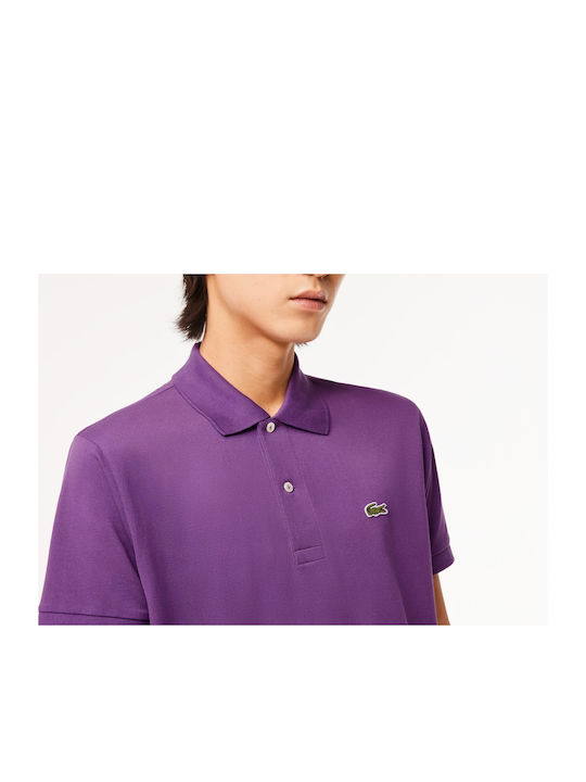 Lacoste Herren Shirt Polo Lila