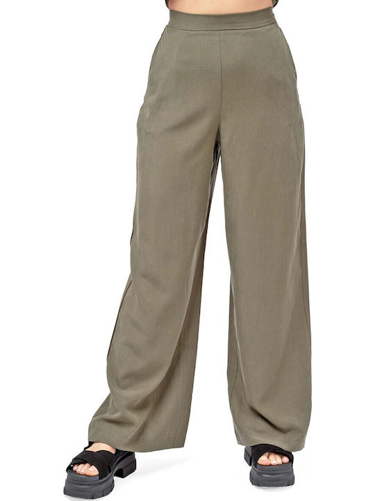 Femei Din material textil Pantaloni Khaki