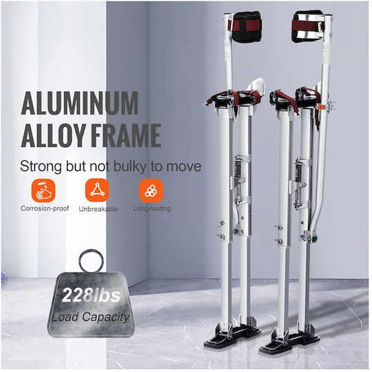 Aluminum Stilts 91.4-126.7 Cm 2 Pcs Vevor Sgbgqycys3650py9hv0