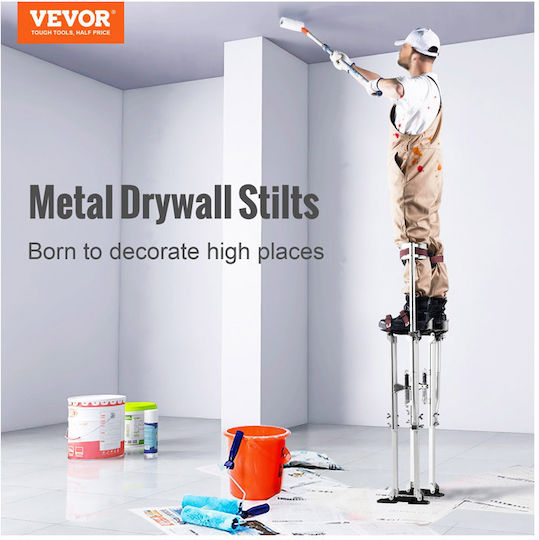 Aluminum Stilts 91.4-126.7 Cm 2 Pcs Vevor Sgbgqycys3650py9hv0