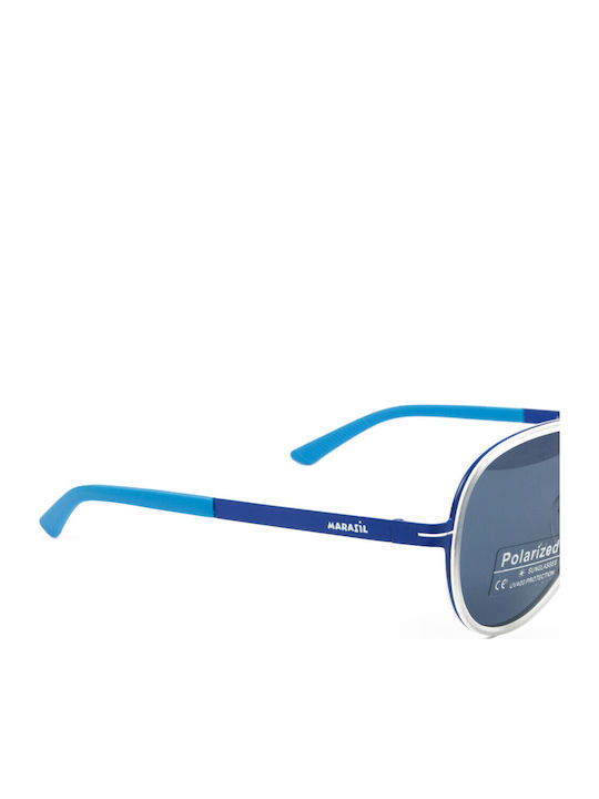Marasil Aviator Παιδικά Γυαλιά Ηλίου με Polarized Φακό Μπλε