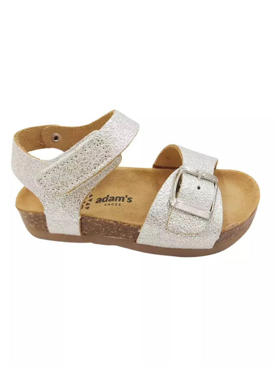Adam's Shoes Παπουτσοπέδιλα Ασημί