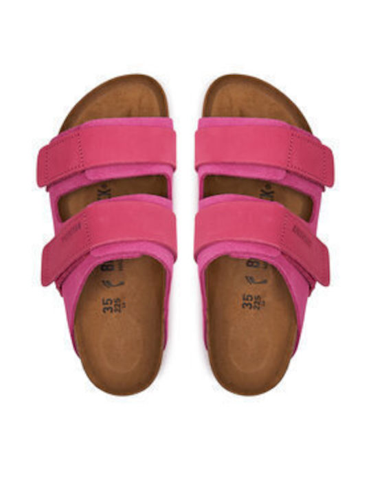 Birkenstock Women's Flat Sandals in Pink Color