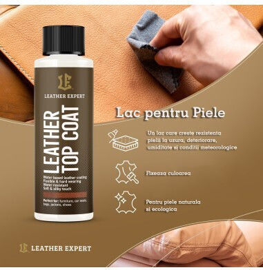 Leather Expert Reinigung Glänzen Wachsen und Schutz Satz für Lederteile des Autos 50ml