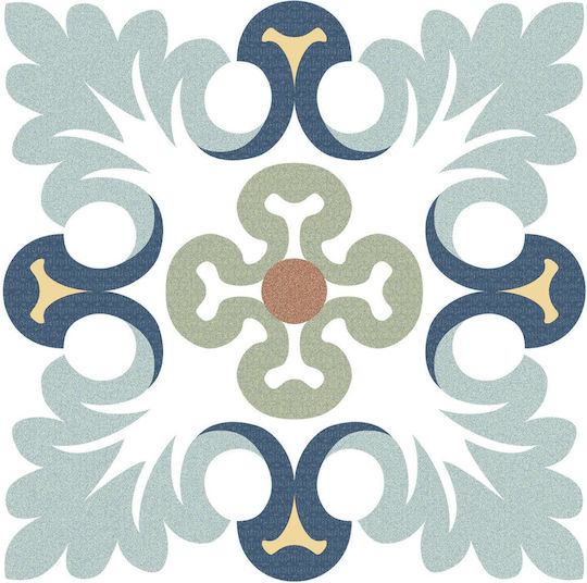 Keros Cordoba Placă Perete Interior Mat 25x25cm Patchwork