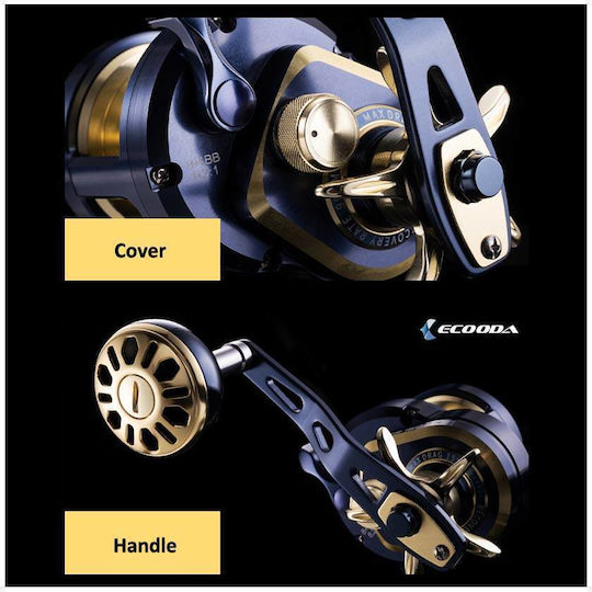 Ecooda Left Handed Fishing Reel for Slow Jigging